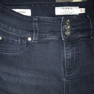 12r high waisted dark denim